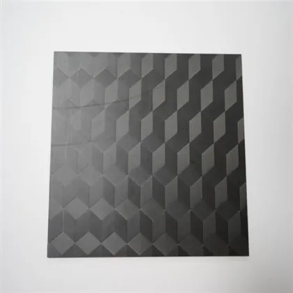 Individualizuota 3D tekstūros anglies pluošto plokštė