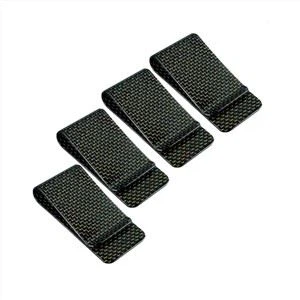 Spalvotas anglies pluošto pinigų spaustukas