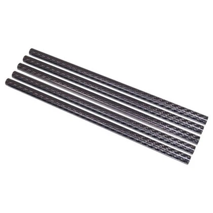 Anglies pluošto kelio raštas apvalus vamzdis